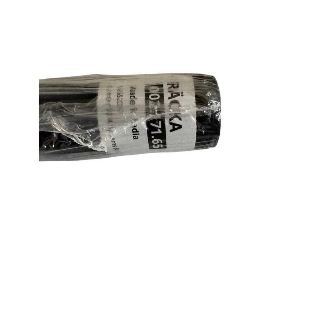 Brand New IKEA RACKA Black Curtain Rod 28-47